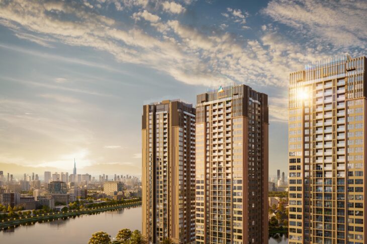 Chất liệu và ngôn ngữ thiết kế tạo nên dải lụa đẹp The Privé